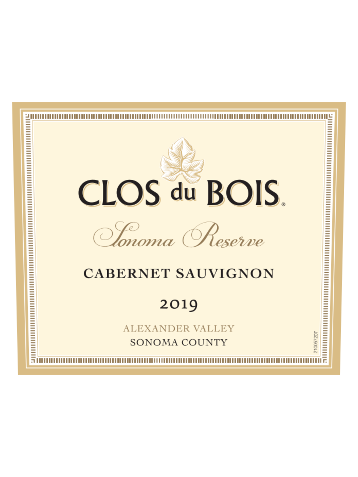 Clos du Bois Reserve Alexander Valley Cabernet Sauvignon V19 750ML image number 3