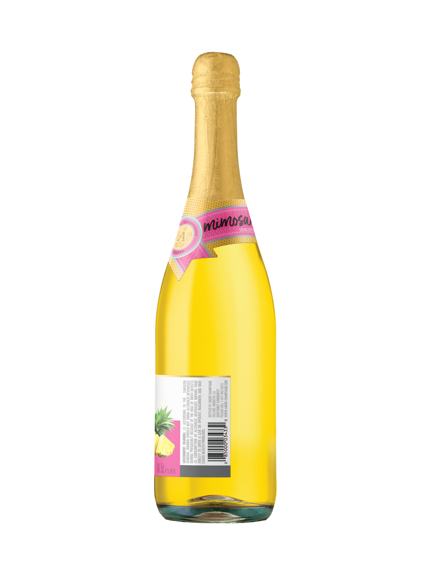 Andr&eacute; Cocktails Pineapple Mimosa 750ML image number 4