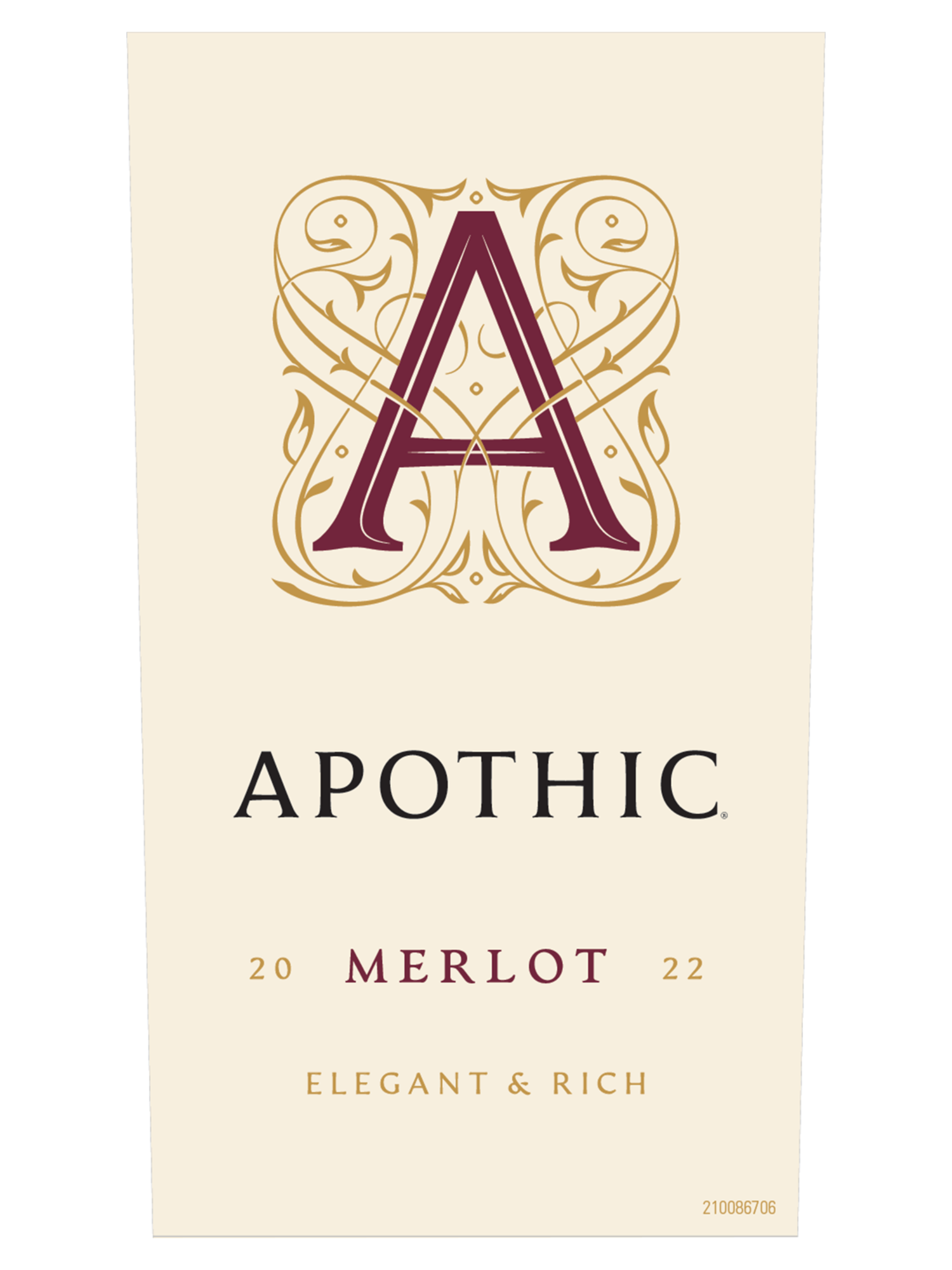 Apothic Merlot V22 750ML image number 3