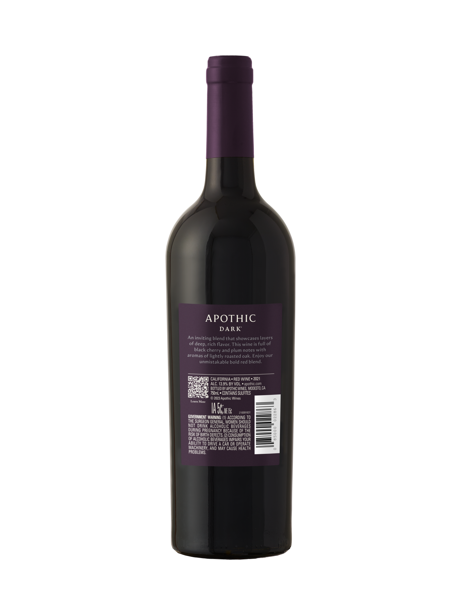 Apothic Dark V21 750ML image number 2