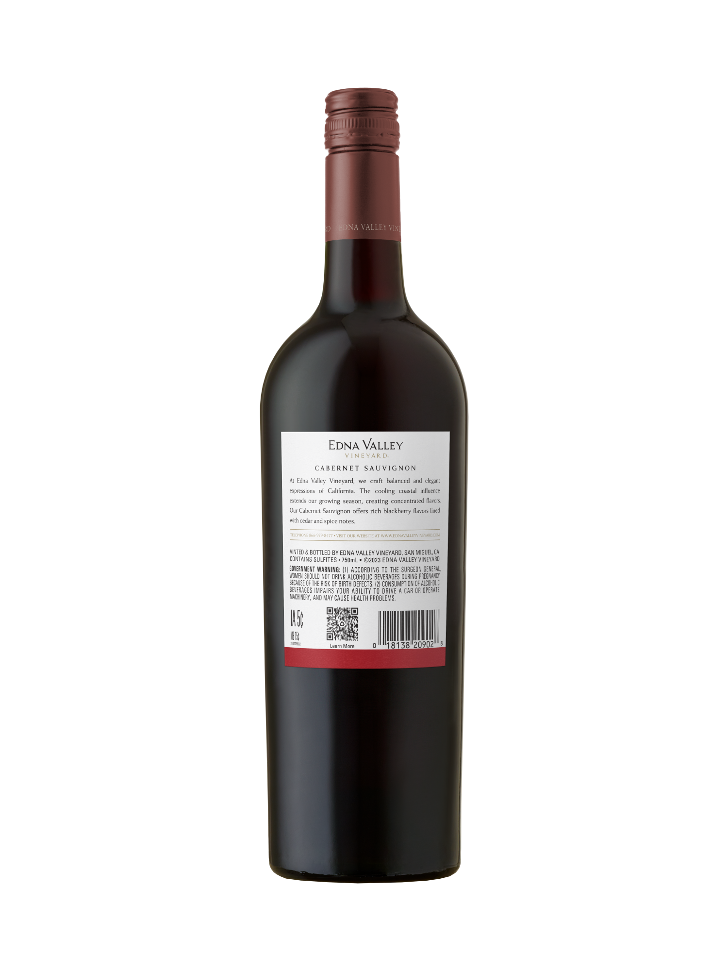 Edna Valley Vineyard Cabernet Sauvignon V22 750ML image number 2