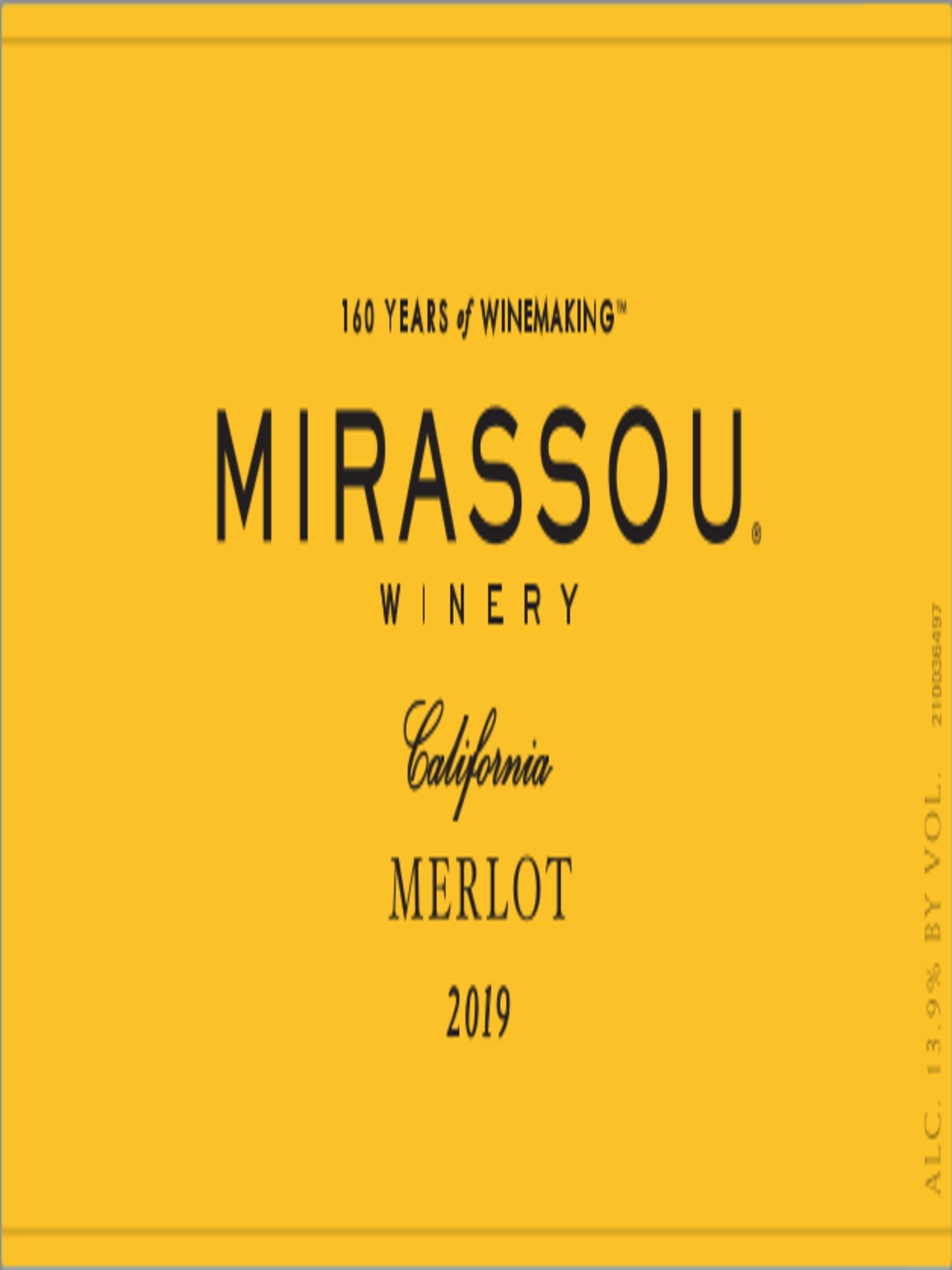 Mirassou Merlot V19 750ML image number 3