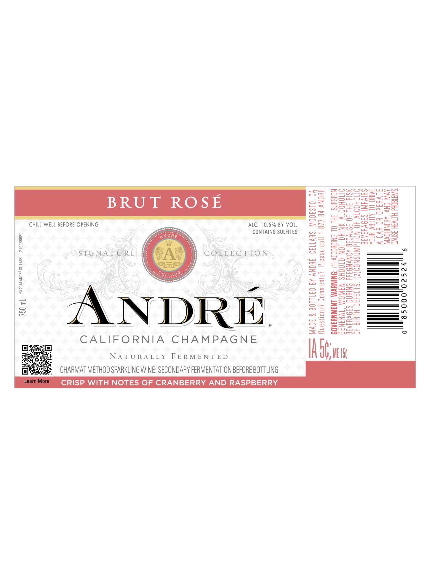 Andr&eacute; Brut Ros&eacute; 750ML image number 4