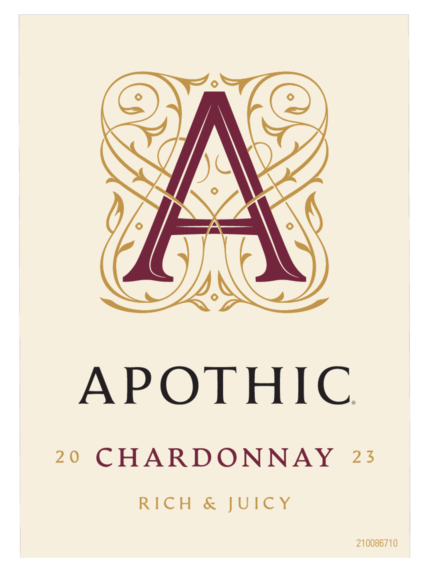 Apothic Chardonnay V23 750ML image number 3