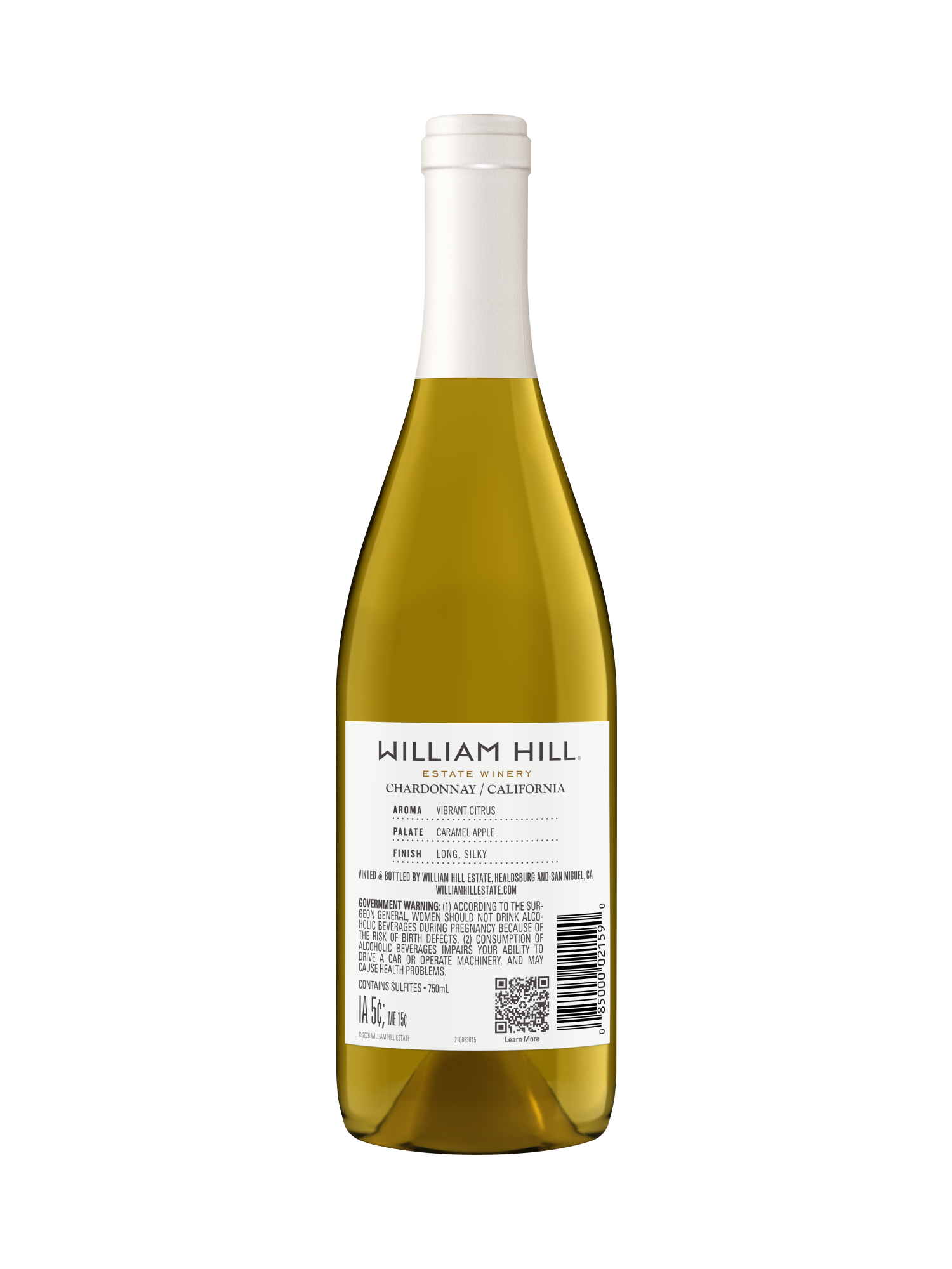 William Hill Chardonnay V22 750ML image number 2