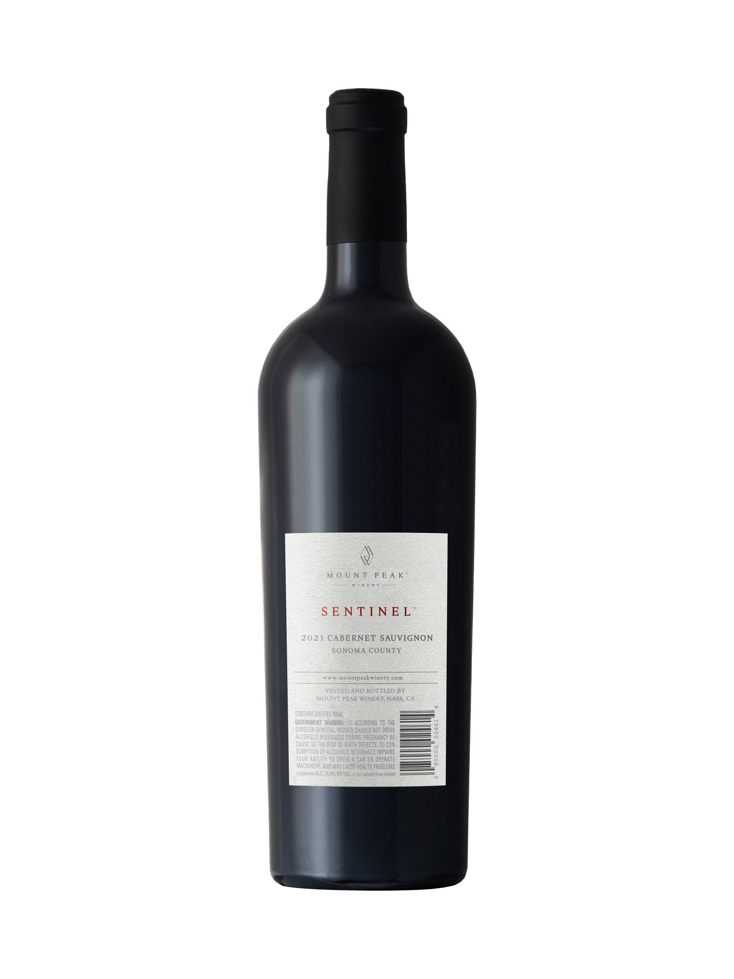 Mount Peak Winery Sentinel Cabernet Sauvignon V21 750ML image number 2