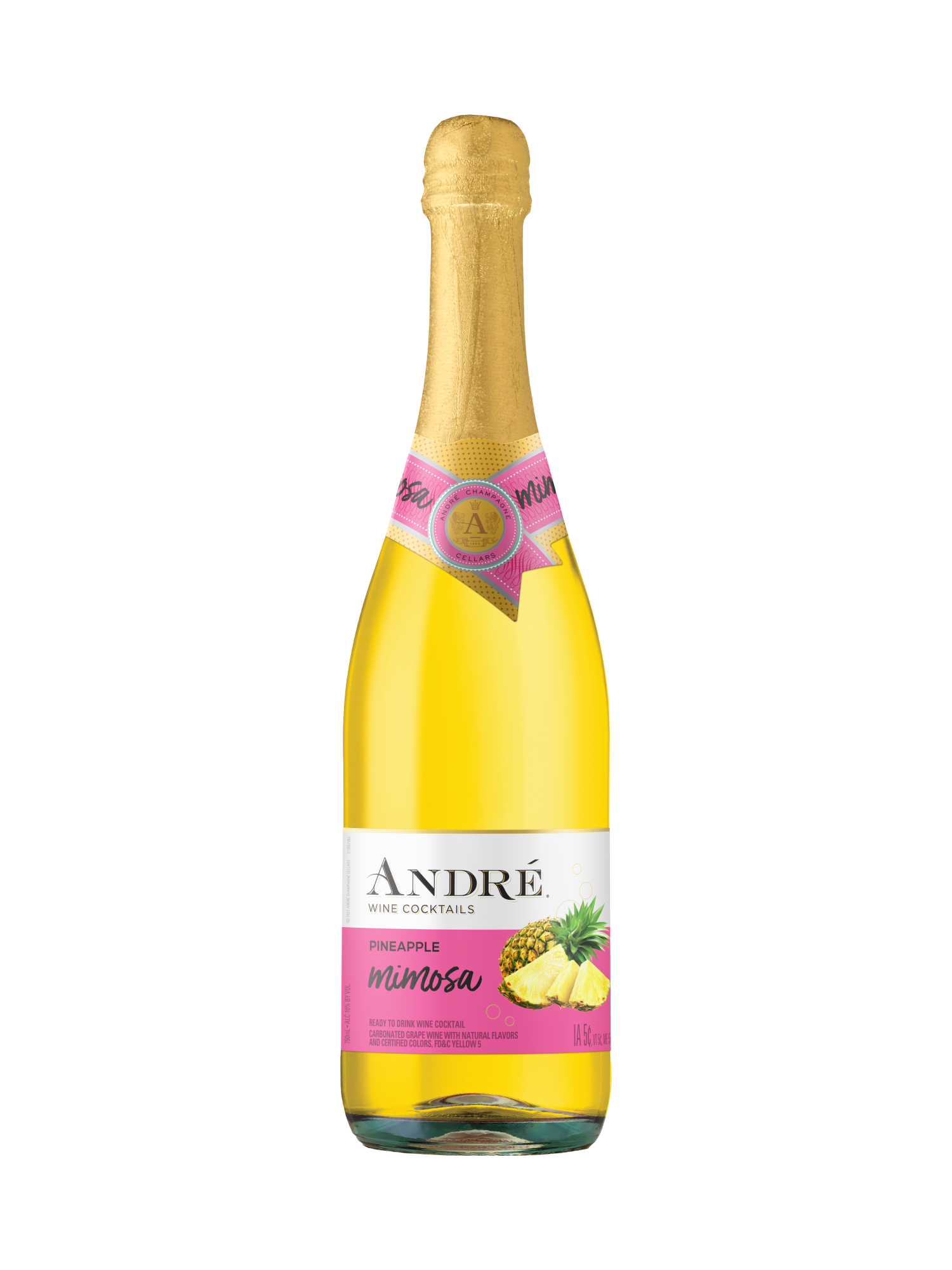 Andr&eacute; Cocktails Pineapple Mimosa 750ML image number 3