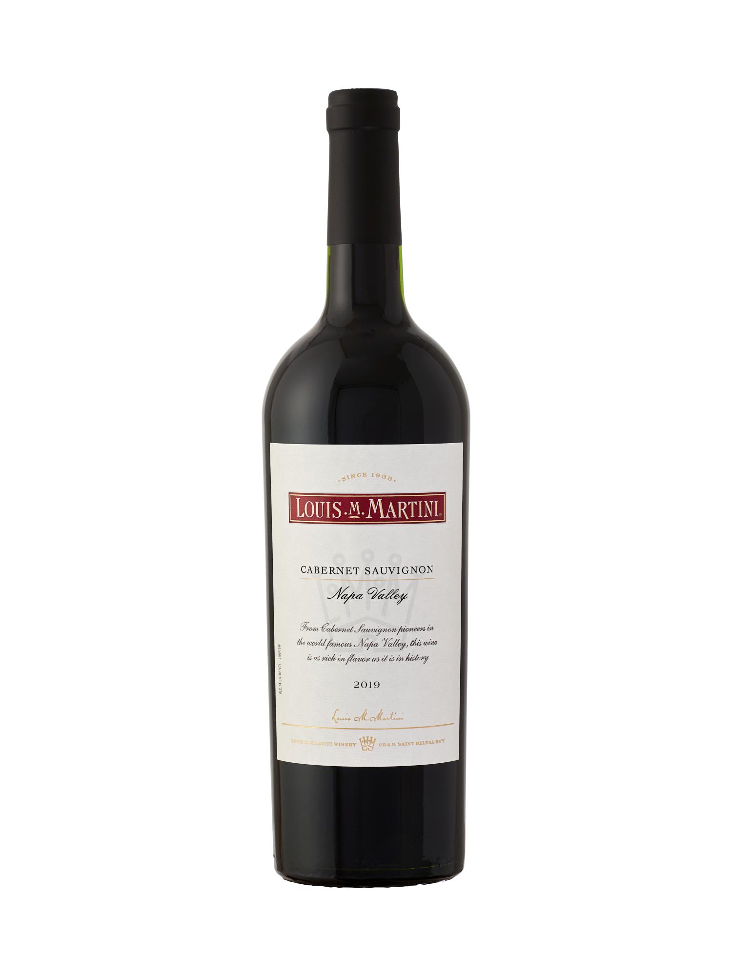 Louis M. Martini Napa Valley Cabernet Sauvignon V19 750ML image number 1