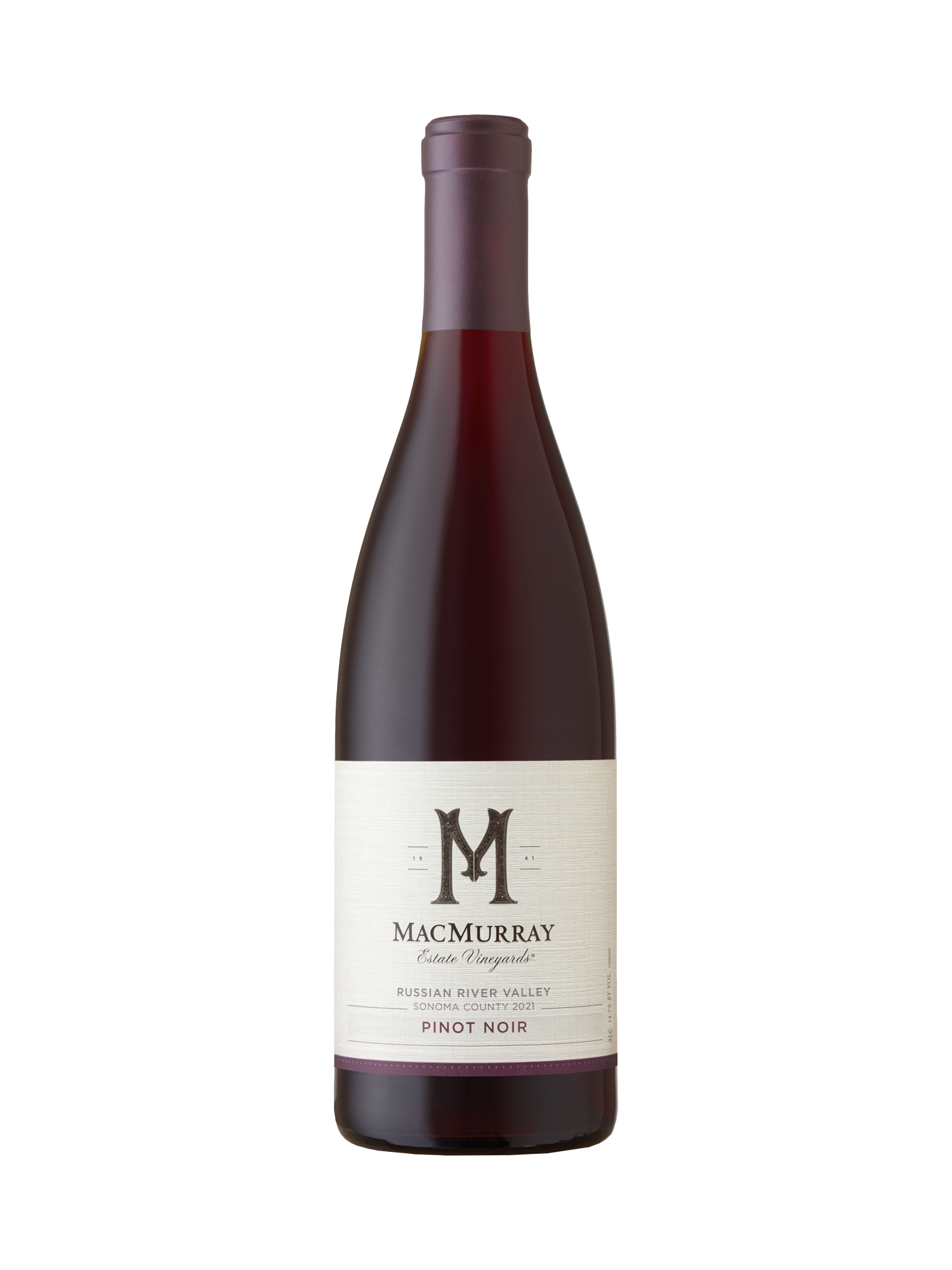 MacMurray Estate Vineyards Sonoma County Pinot Noir V21 750ML image number 1