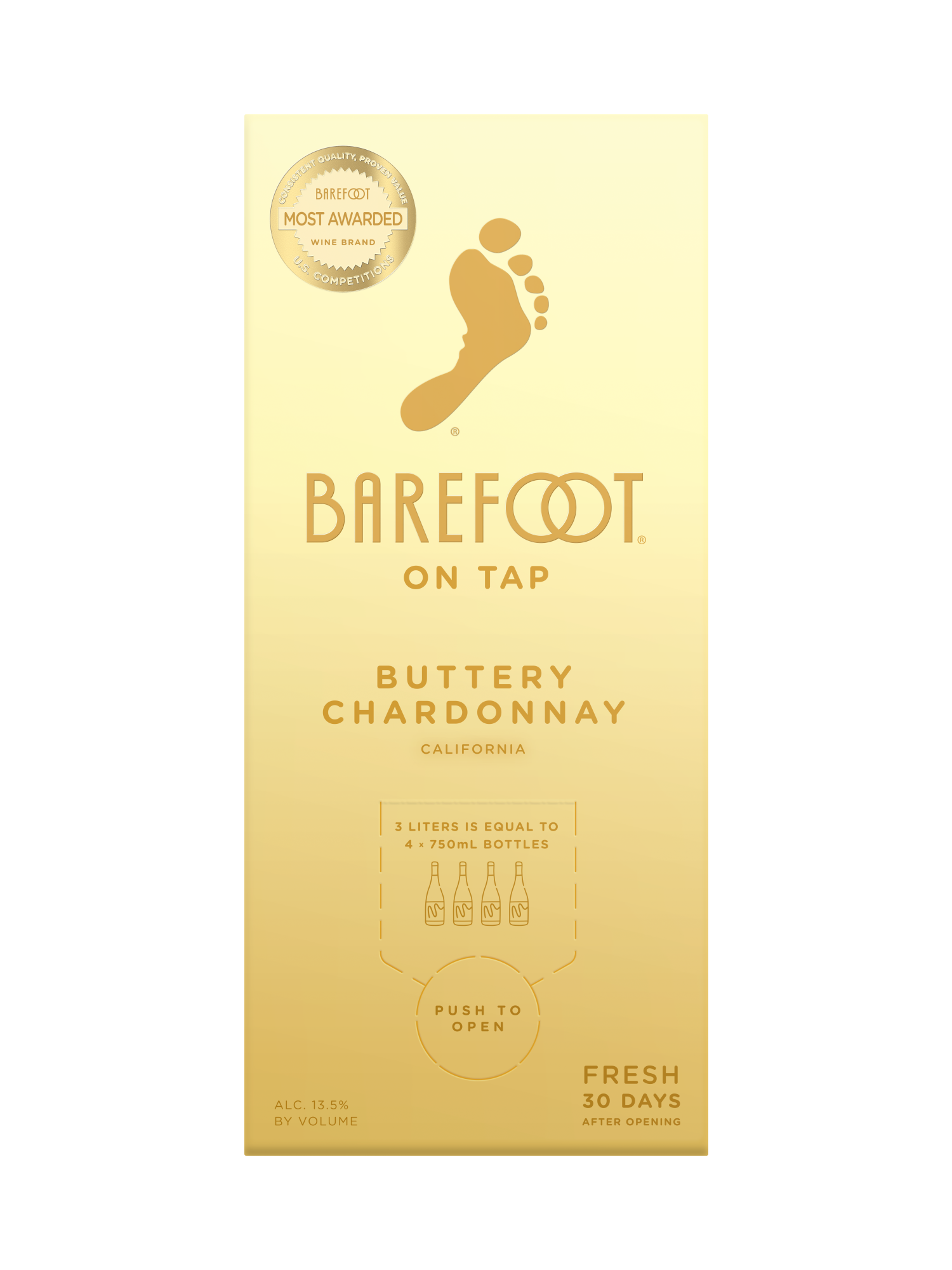 Barefoot Buttery Chardonnay 3.0L image number 3
