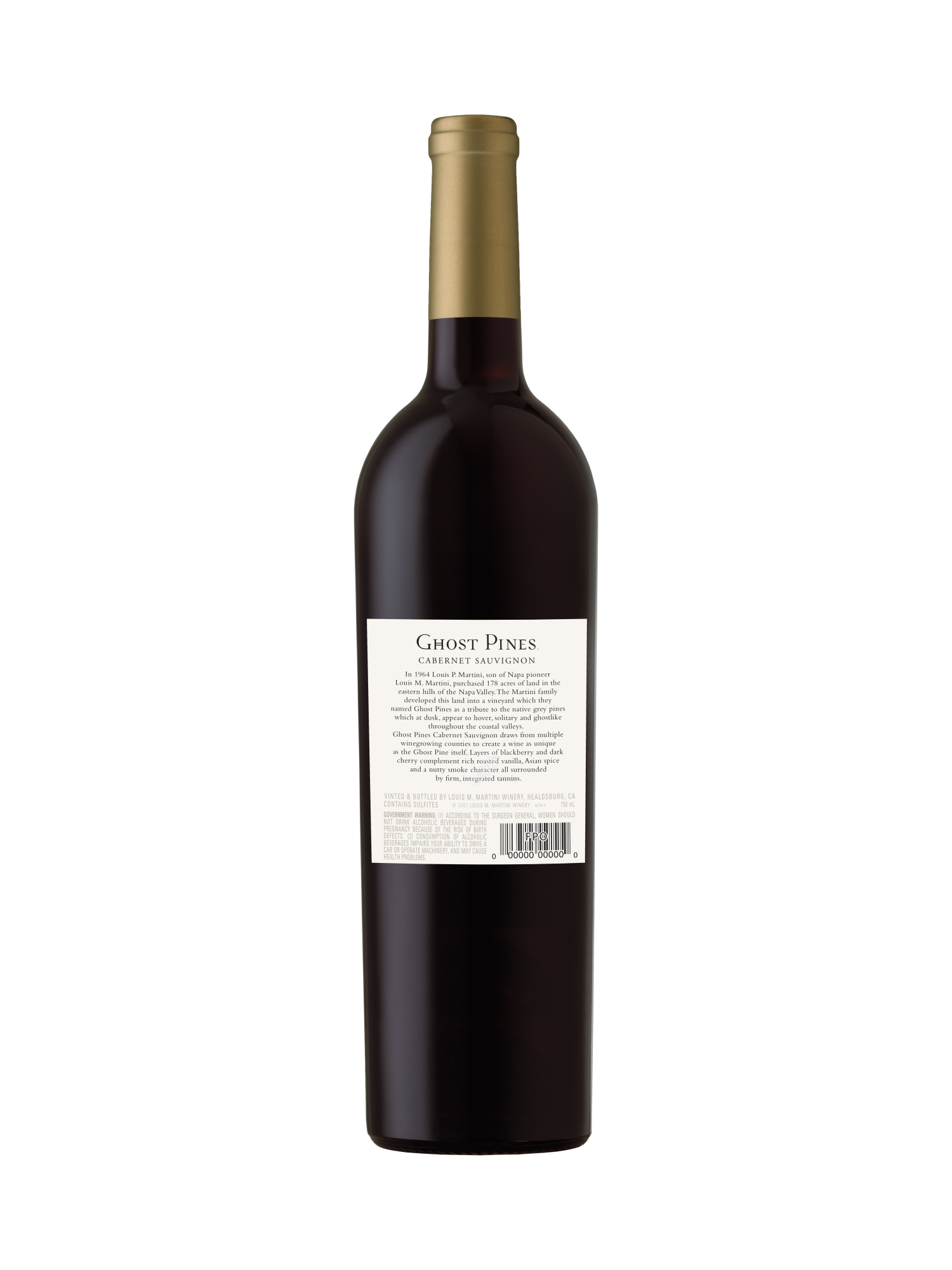 Ghost Pines Cabernet Sauvignon V17 750ML image number 2