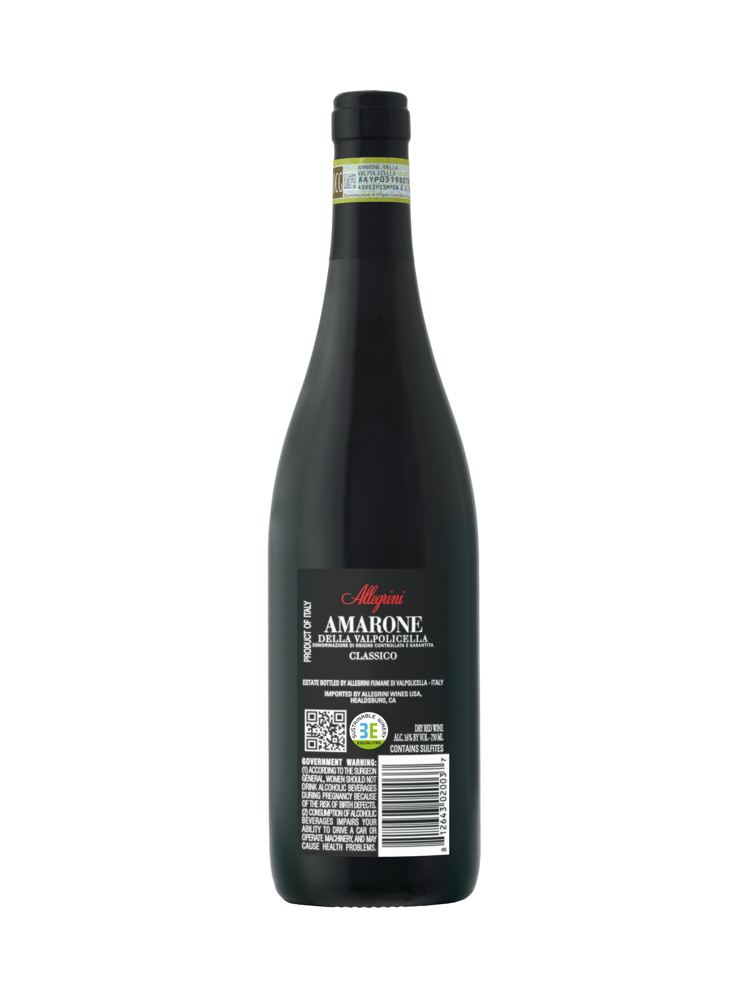 Allegrini Amarone della Valpolicella Classico DOCG V17 750ML image number 2
