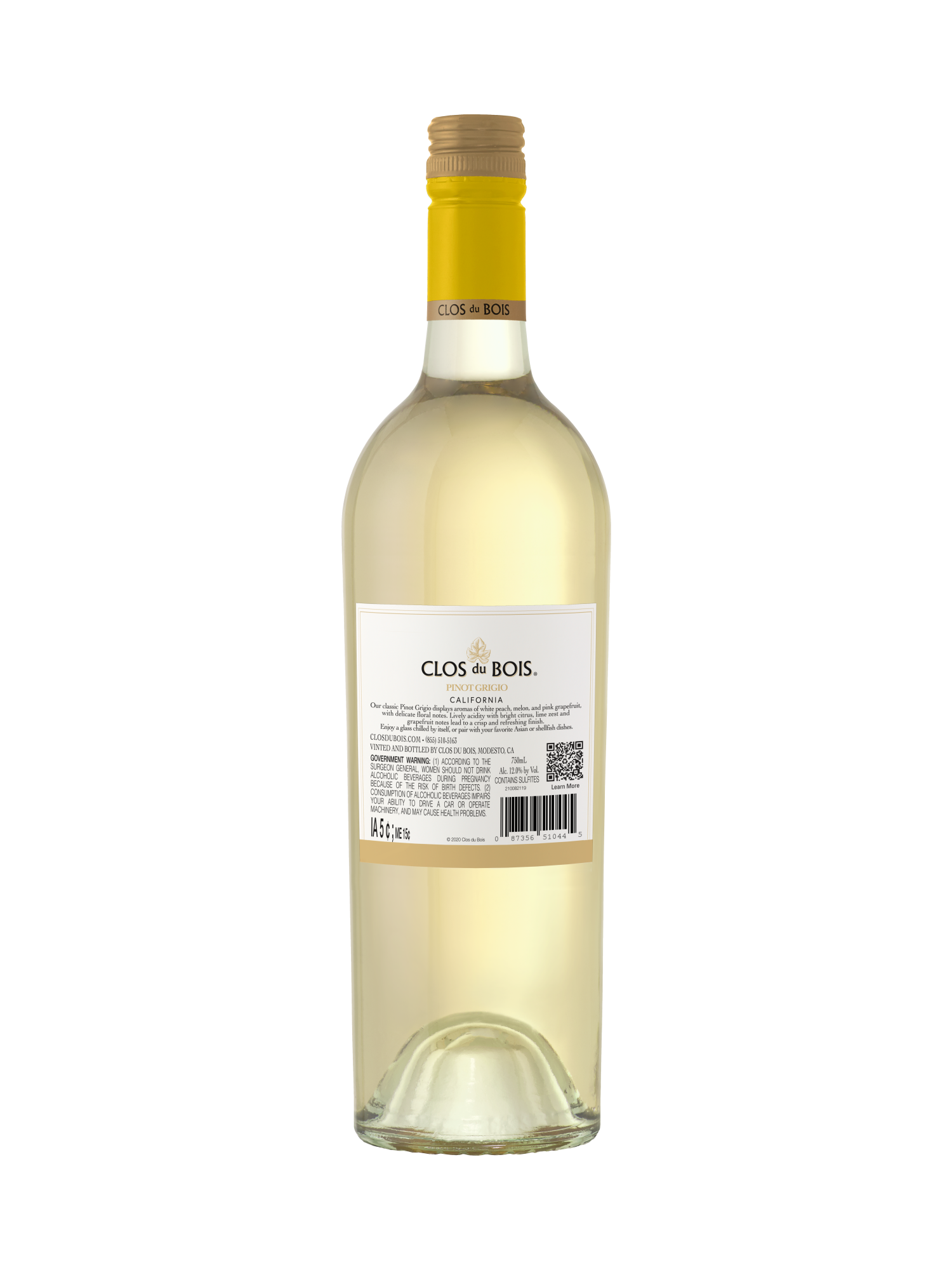 Clos du Bois Pinot Grigio V23 750ML image number 2