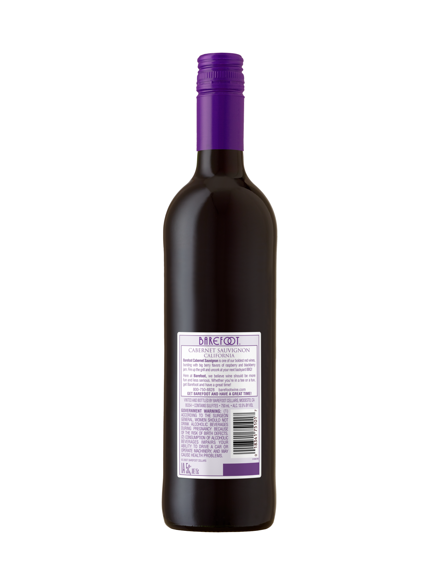 Barefoot Cabernet Sauvignon 750ML image number 2