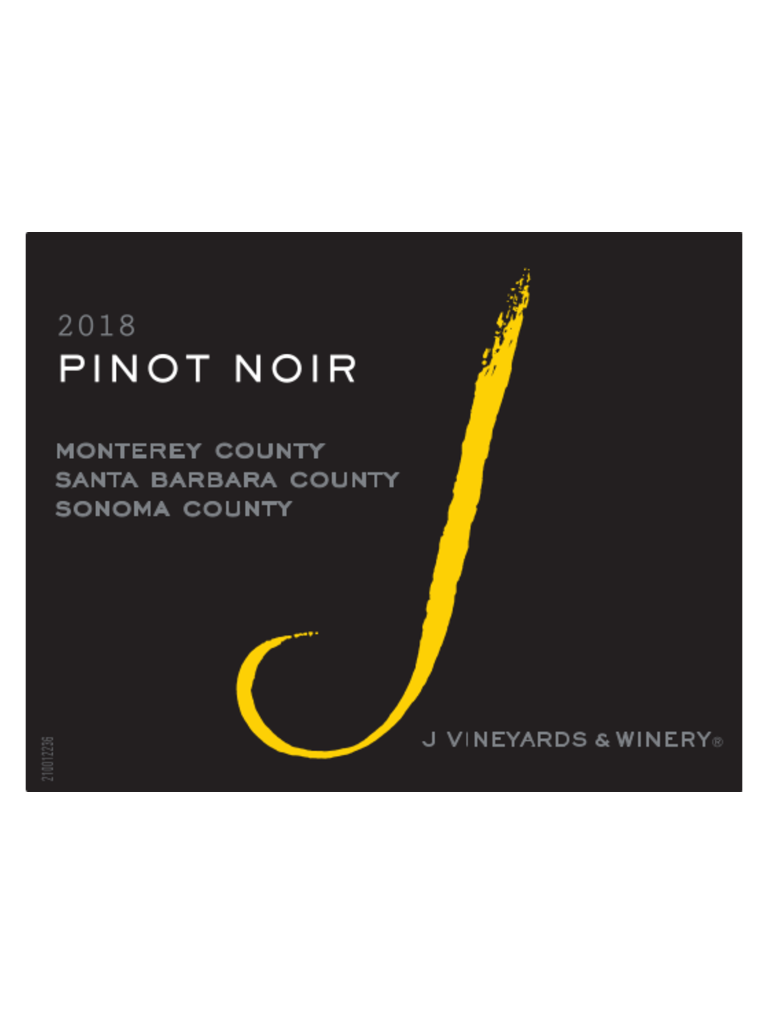 J California Pinot Noir V18 375ML image number 5