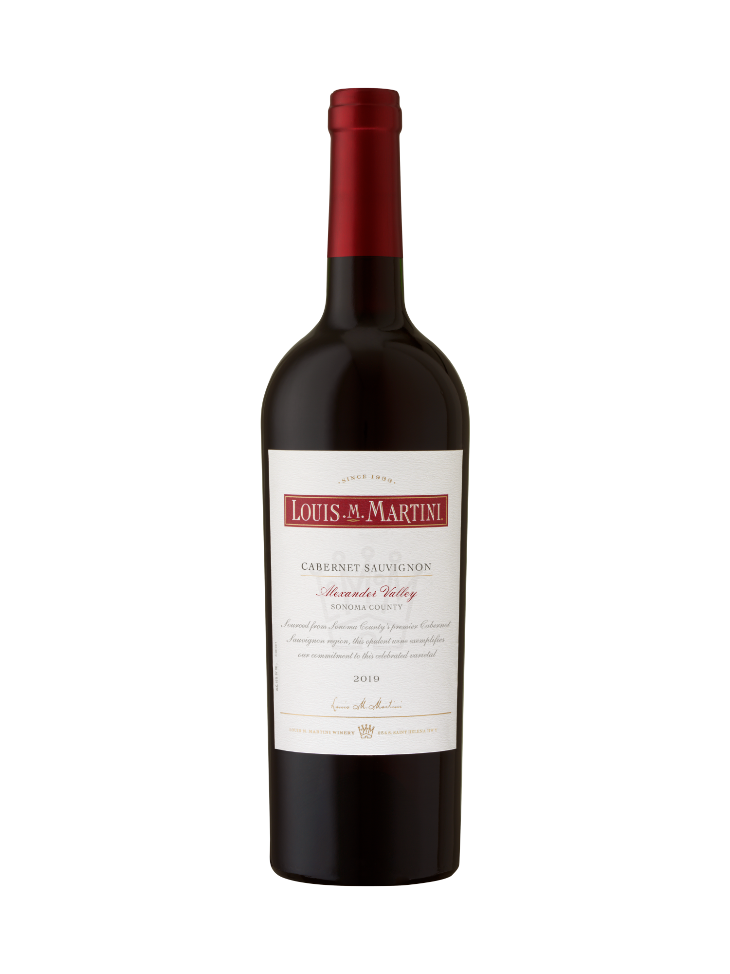 Louis M. Martini Alexander Valley Cabernet Sauvignon V19 750ML