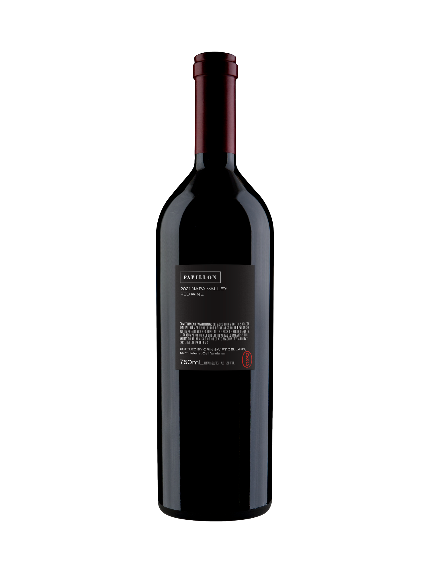 Orin Swift Papillon 750ML 2021 image number 2