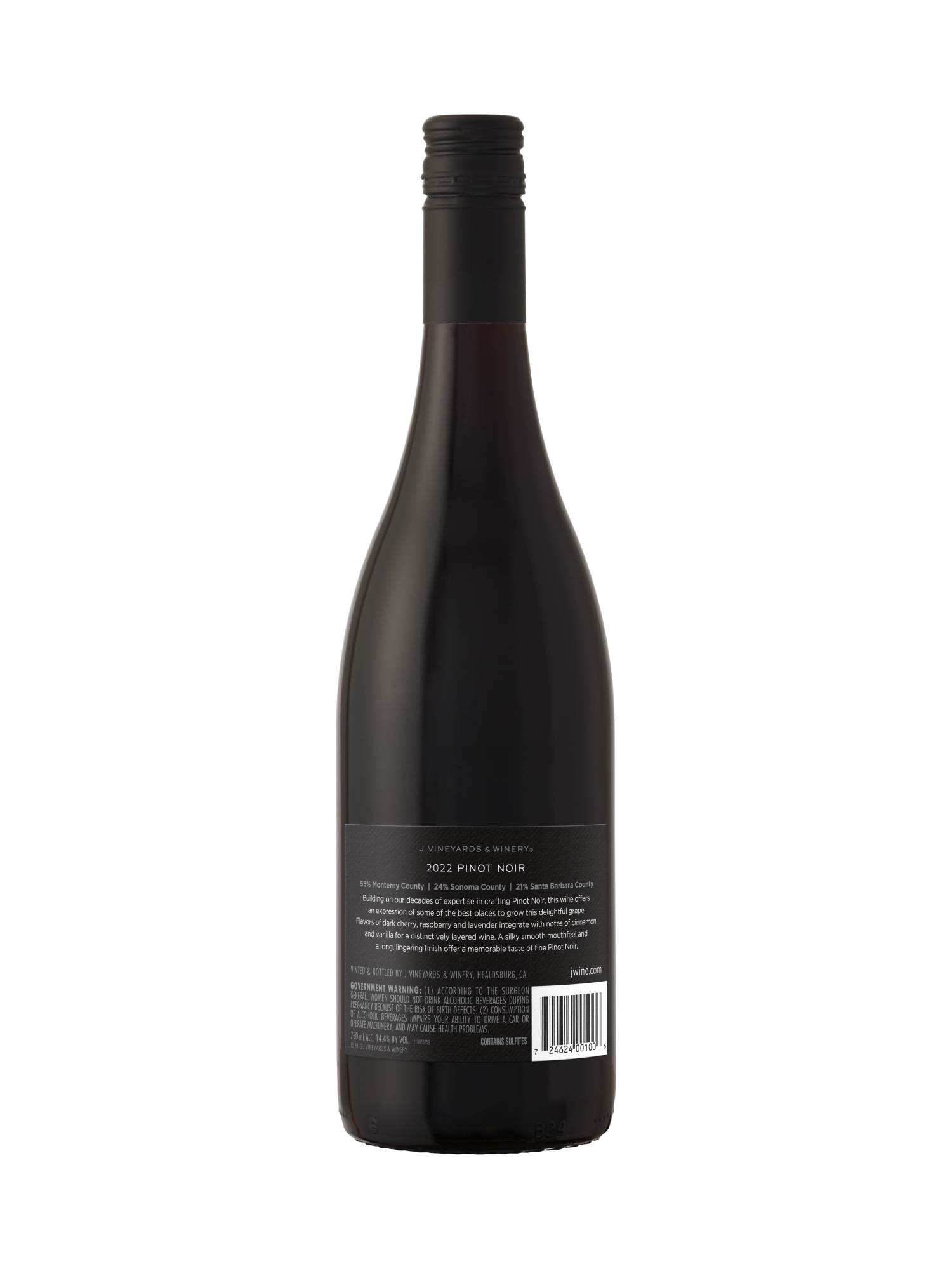 J Vineyards Pinot Noir V22 750ML image number 2