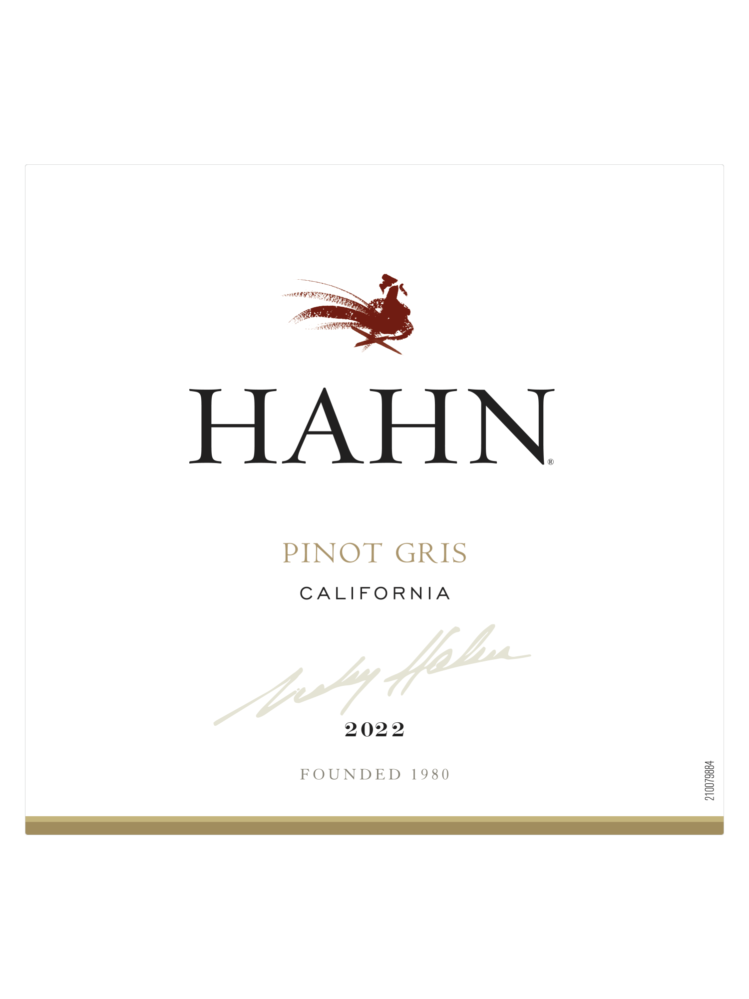Hahn Founders Pinot Gris V22 750ML image number 2