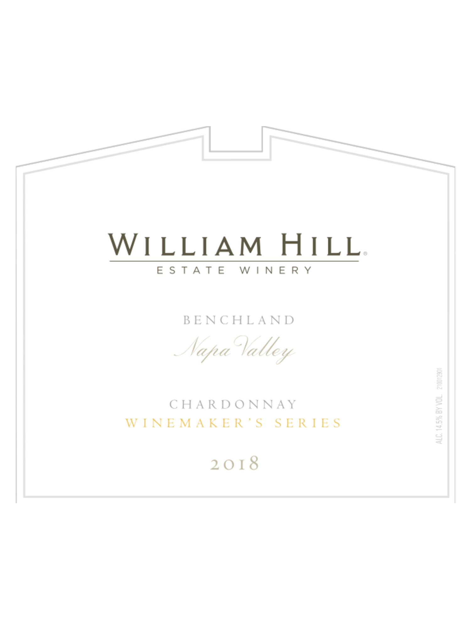 William Hill Benchland Series Chardonnay V18 750ML image number 3