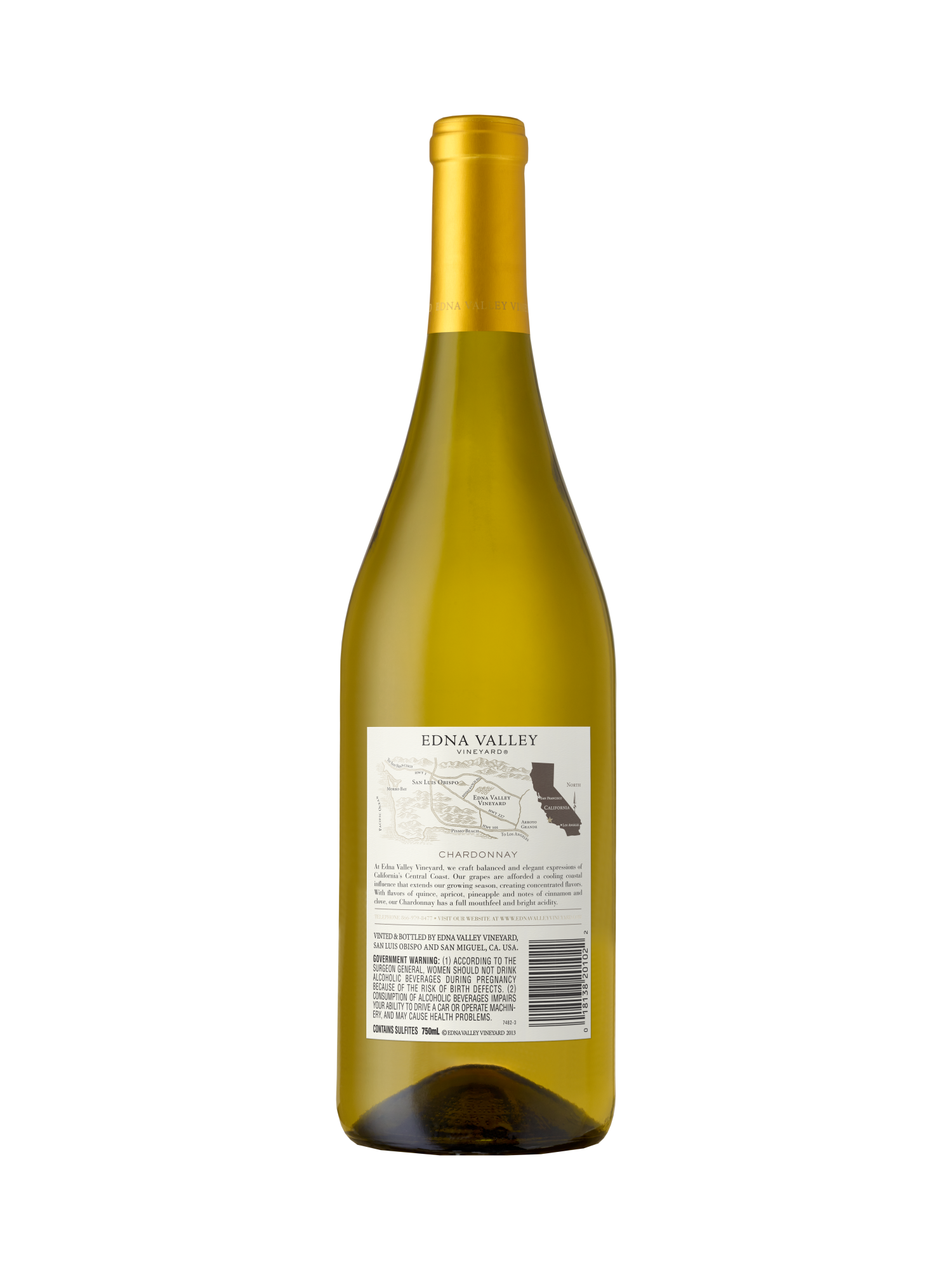 Edna Valley Central Coast Chardonnay V20 750ML image number 2