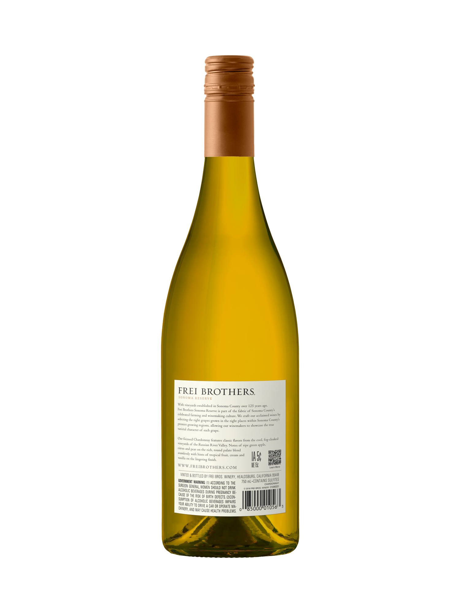 Frei Brothers Russian River Valley Chardonnay V22 750ML image number 2