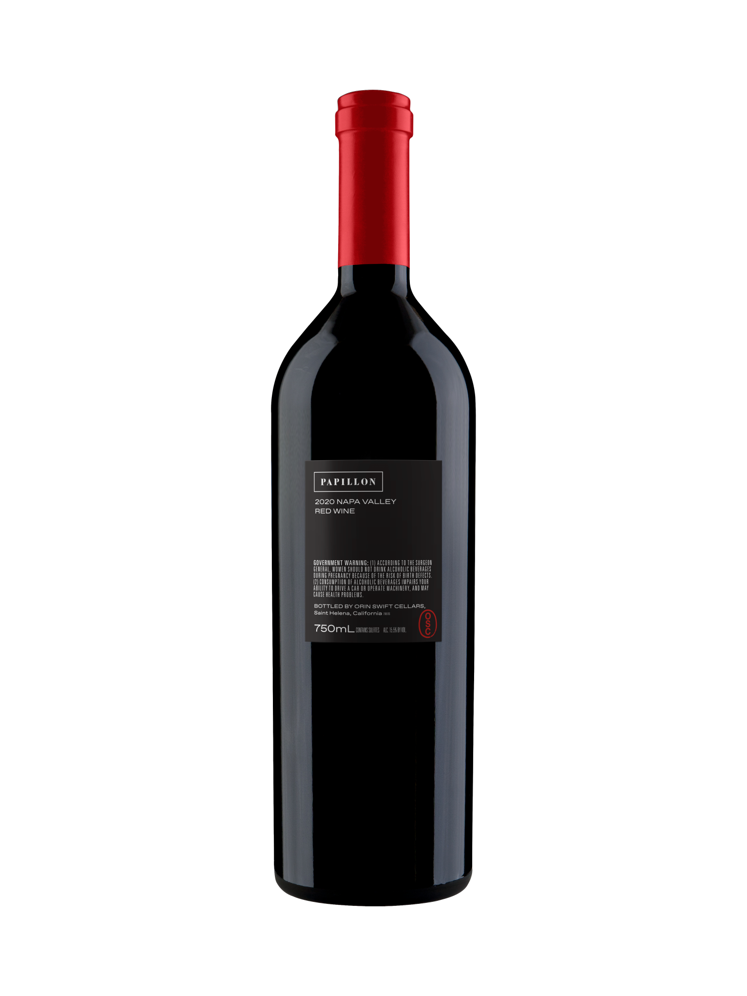 Orin Swift Papillon 750ML 2020 image number 2