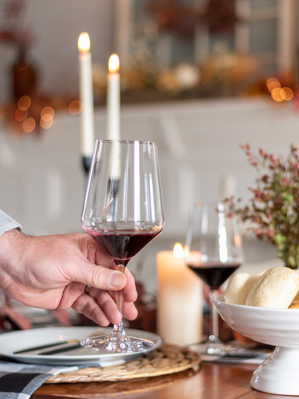 holiday place setting